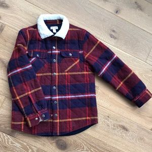 Like new Cat&Jack quilted flannel jacket sz 8/10